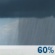 Friday: Showers likely, mainly after 10am.  Cloudy, with a high near 52. Chance of precipitation is 60%.